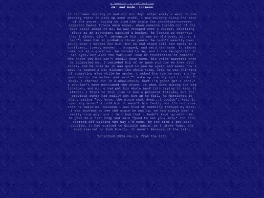 writing/reflection screenshot