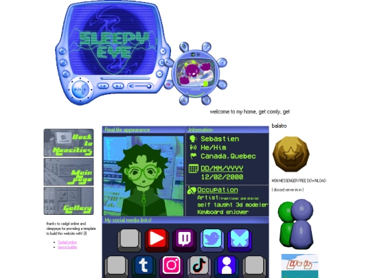 sleepy eye's bedroom screenshot