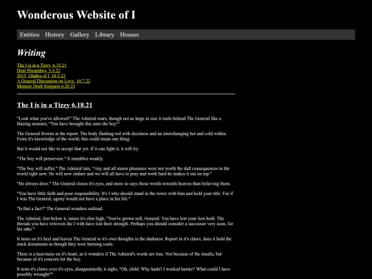 WEB OF I/HTML/writing screenshot