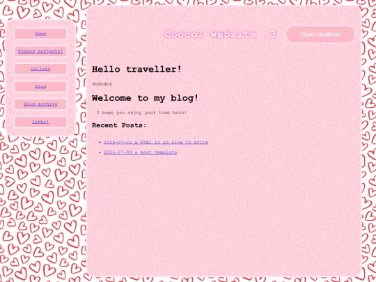 blog screenshot