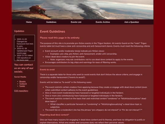 guidelines screenshot