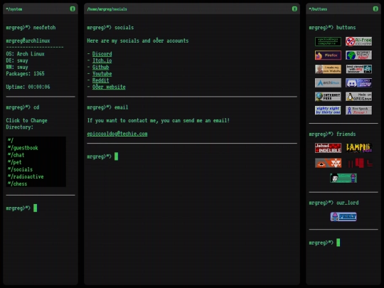 socials screenshot