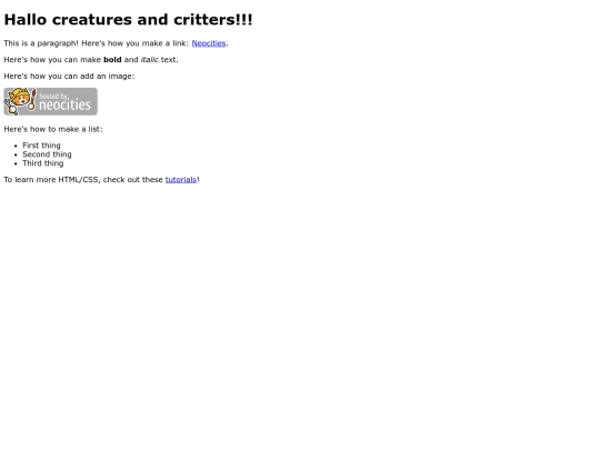 index screenshot