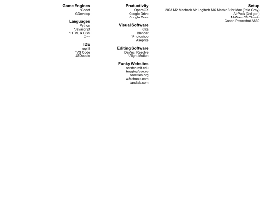 stuff-i-use screenshot
