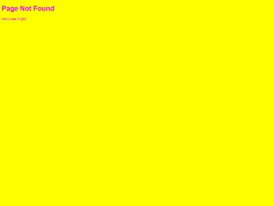 not_found screenshot