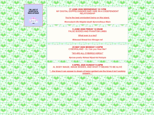 diary screenshot
