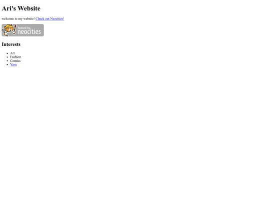 index screenshot