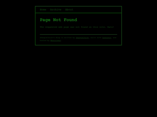 blog/not_found screenshot