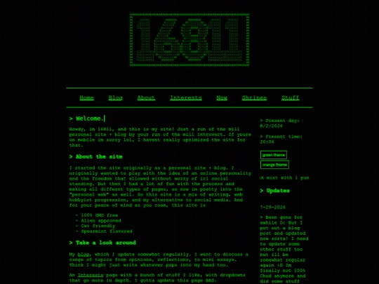 index screenshot