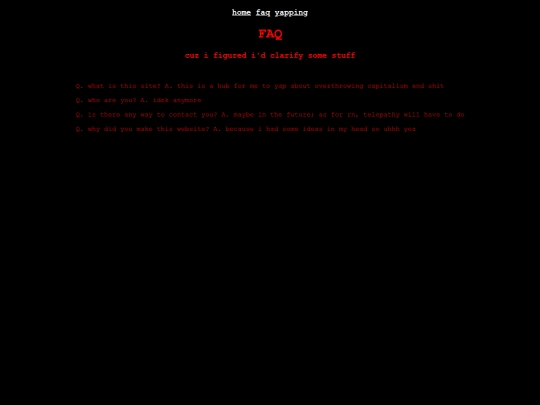 faq screenshot