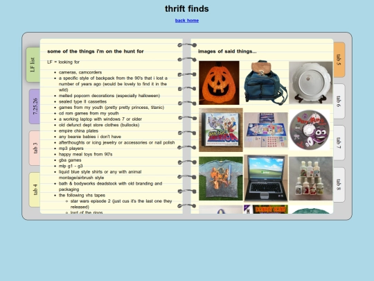 thrift screenshot