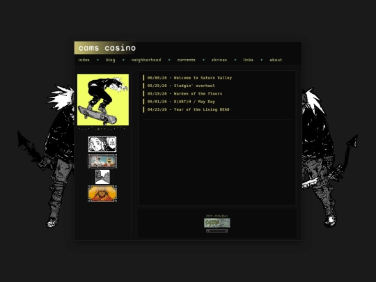 blog screenshot