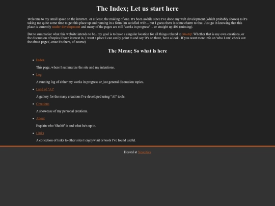 site/index screenshot