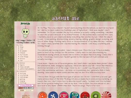 aboutme screenshot