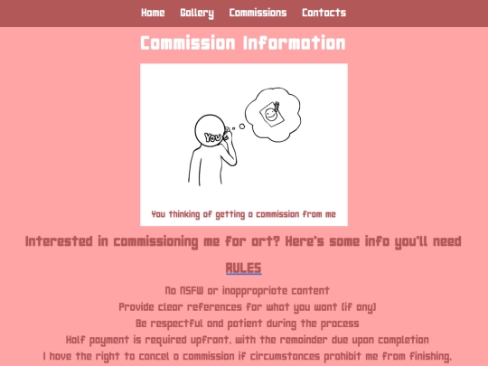 commissions screenshot