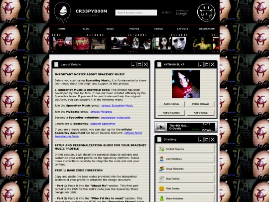 music/code/Spacehey_Music screenshot