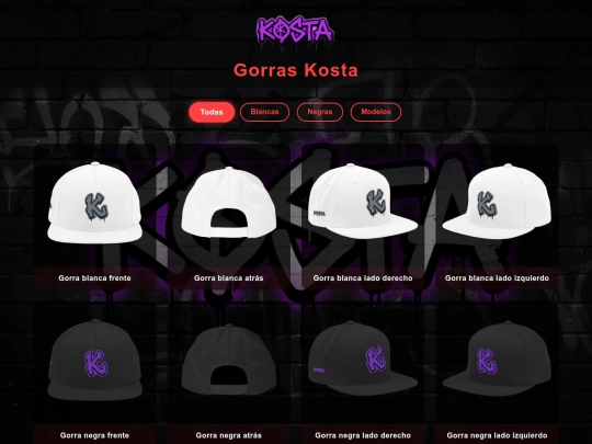 gorras screenshot