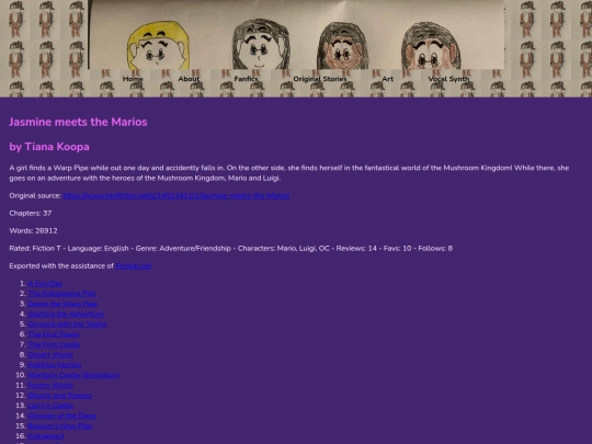 Fanfics/jasminemeetsthemarios screenshot