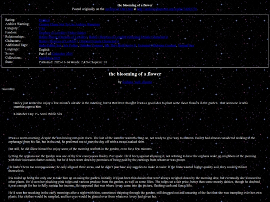 thebloomingofaflower screenshot