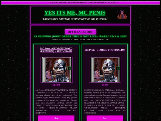 MCPenisofficialstore screenshot
