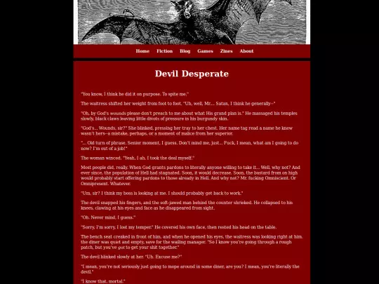 fiction/desperatedevil screenshot