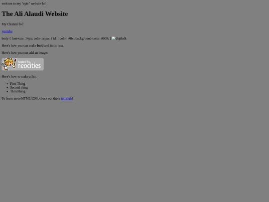 index screenshot