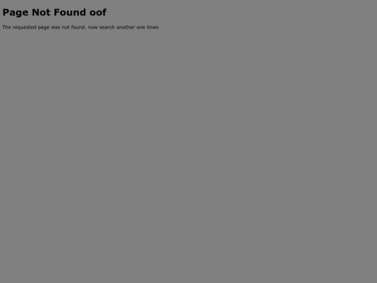 not_found screenshot