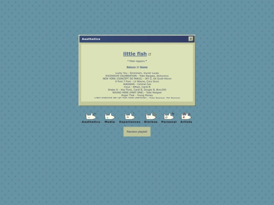 aesthetic/littlefish screenshot