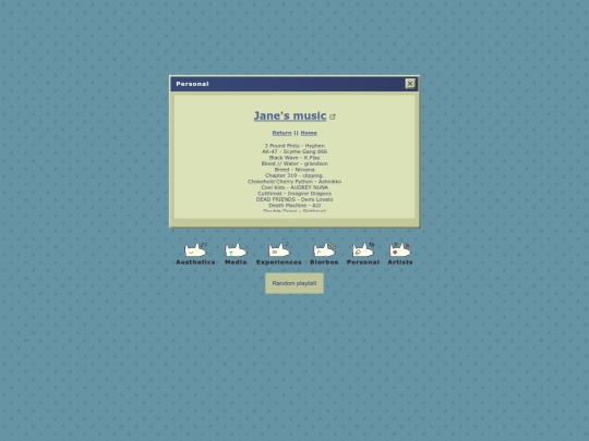 personal/janesmusic screenshot