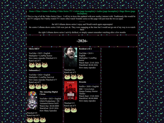 MediaLog/VideoSeries screenshot