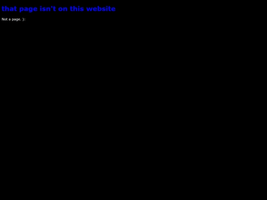 not_found screenshot