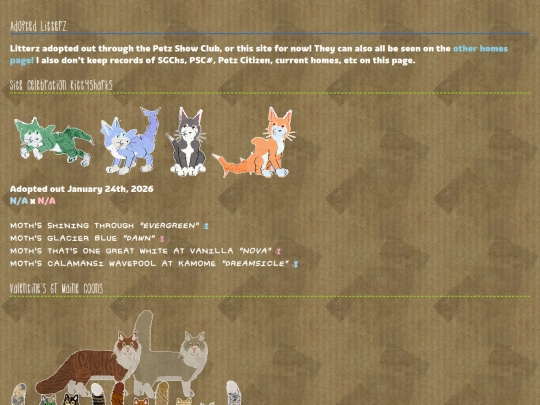 adoptedlitters screenshot