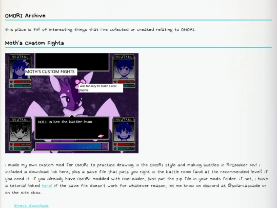 omoriarchive screenshot