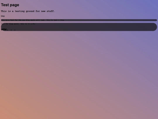 test screenshot