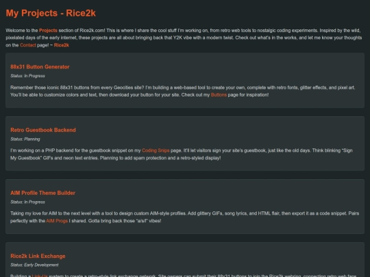 my-projects screenshot