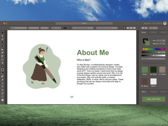 design/about screenshot