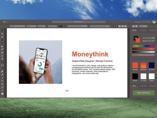 design/moneythink screenshot