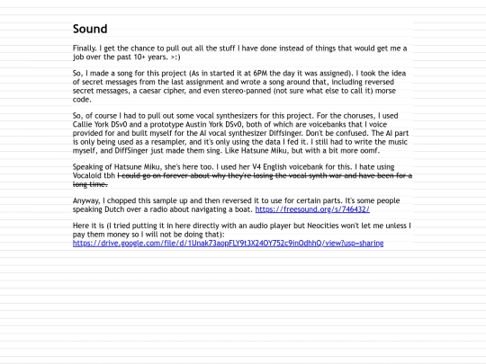 sound screenshot