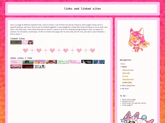 links screenshot