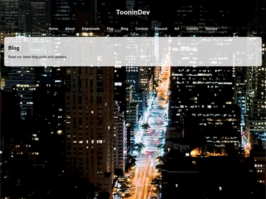 blog screenshot