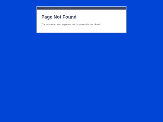 not_found screenshot