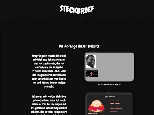 Making_Of_Steckbrief screenshot