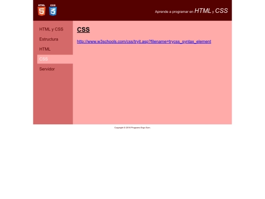 css screenshot