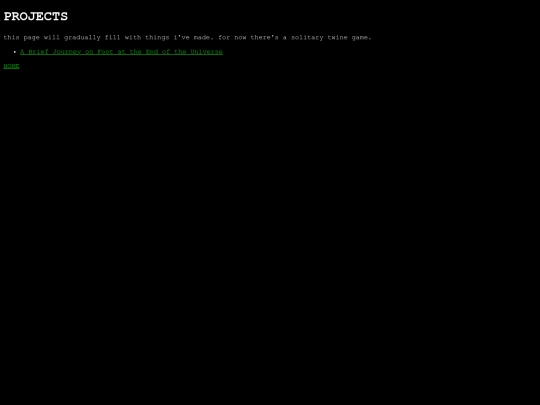 projects screenshot