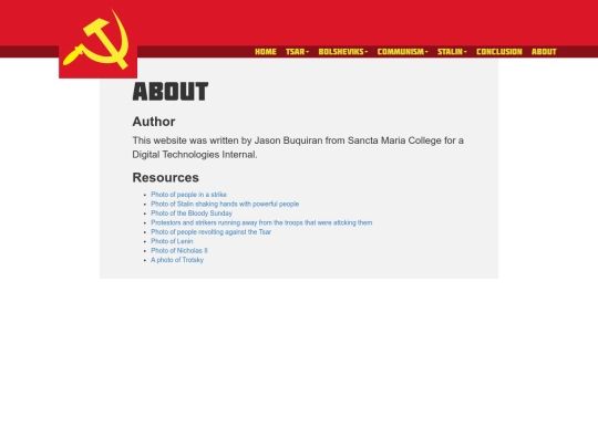 html/About screenshot