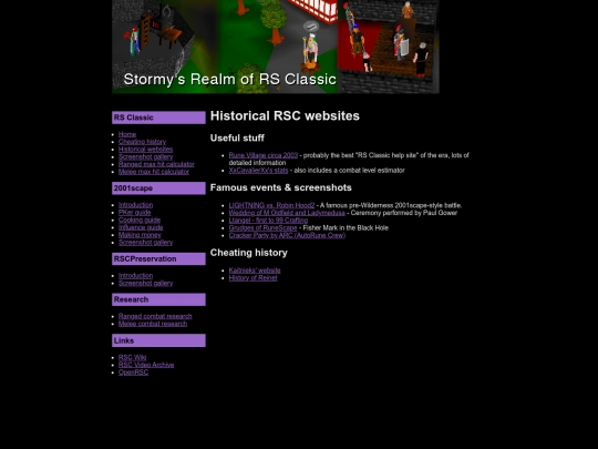 rsc/links screenshot