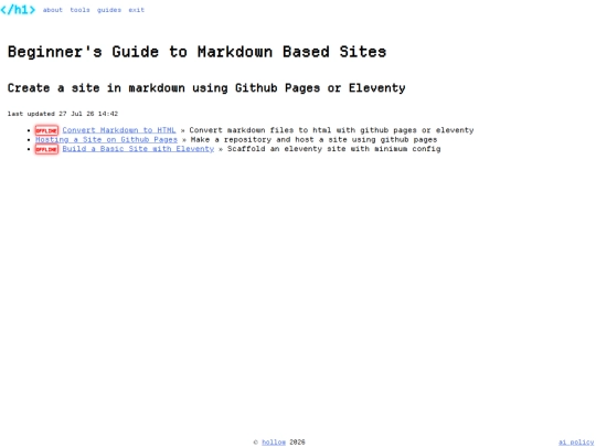 guides/markdown screenshot