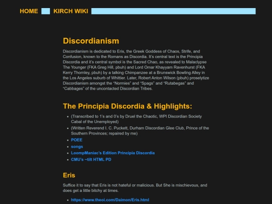 wiki/discordianism screenshot