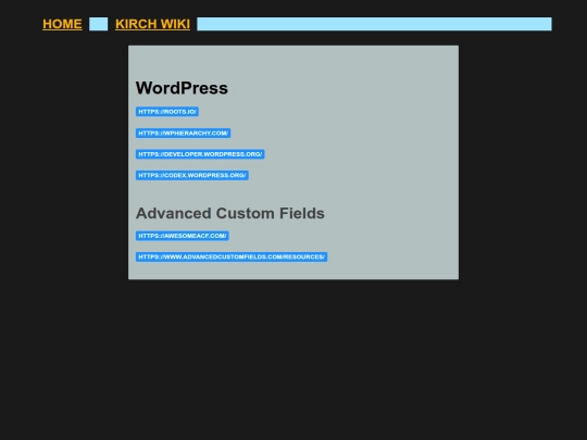 wiki/wiki/WordPress screenshot