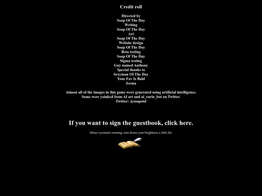 credits screenshot